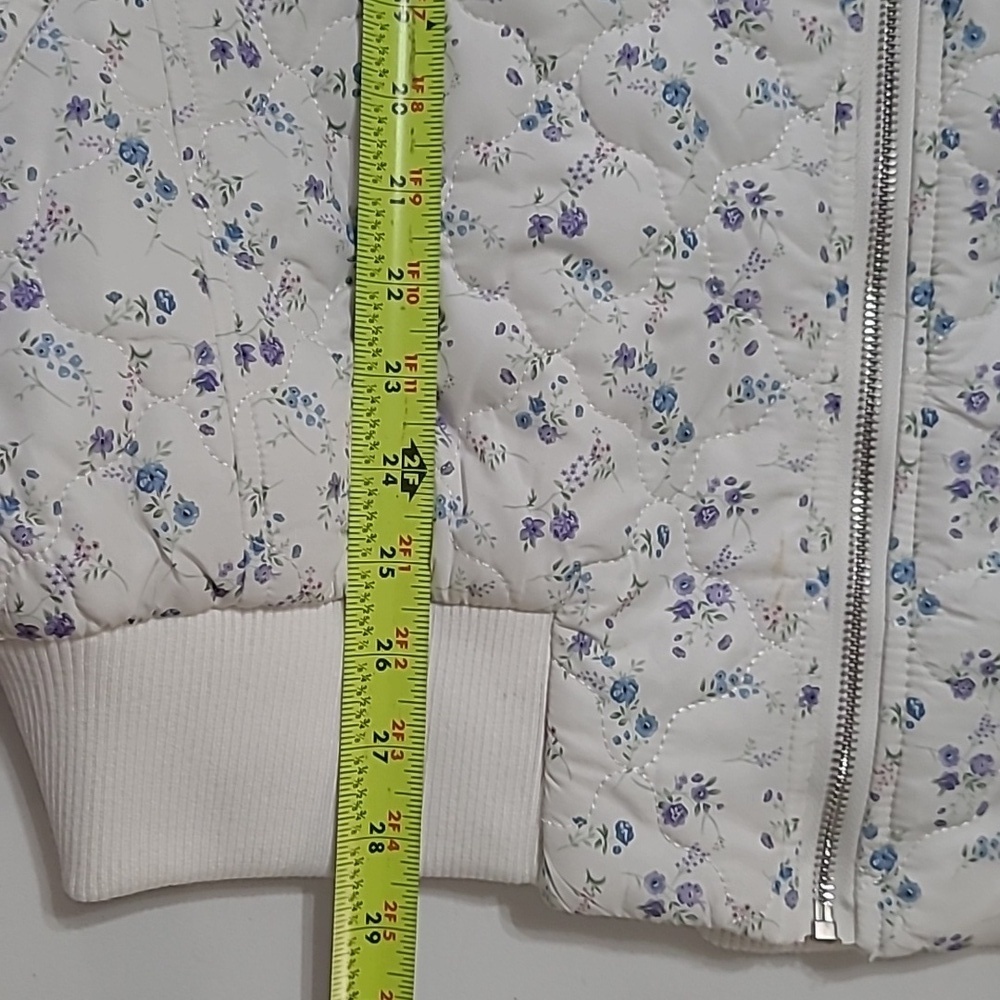 Mable Quilted Floral Oversized Bomber Jacket size Large - Picture 13 of 13